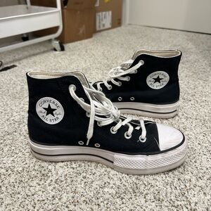 Black Platform Converse